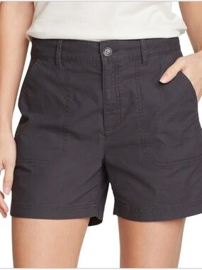 Eddie Bauer Womens Blue Ripstop Short 4